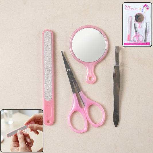 4 In 1 Manicure  Pedicure Grooming Kit