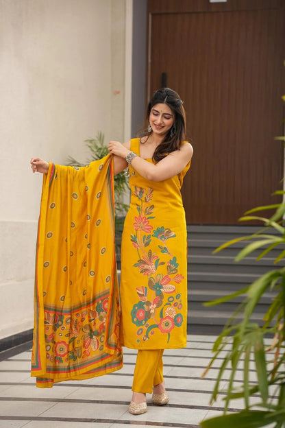 KURTI WITH PANT & DUPATTA VI-ADHYA