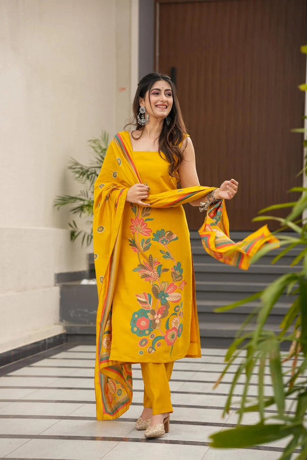 KURTI WITH PANT & DUPATTA VI-ADHYA