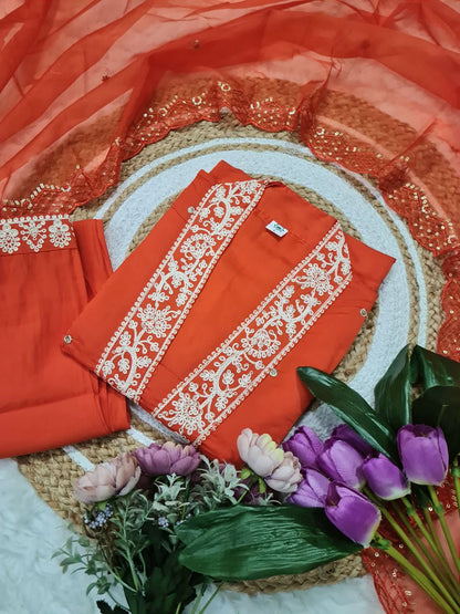 KURTI WITH PANT & DUPATTA MV-6037