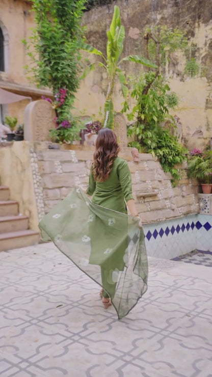 KURTI  WITH PANT & DUPATTA  D125