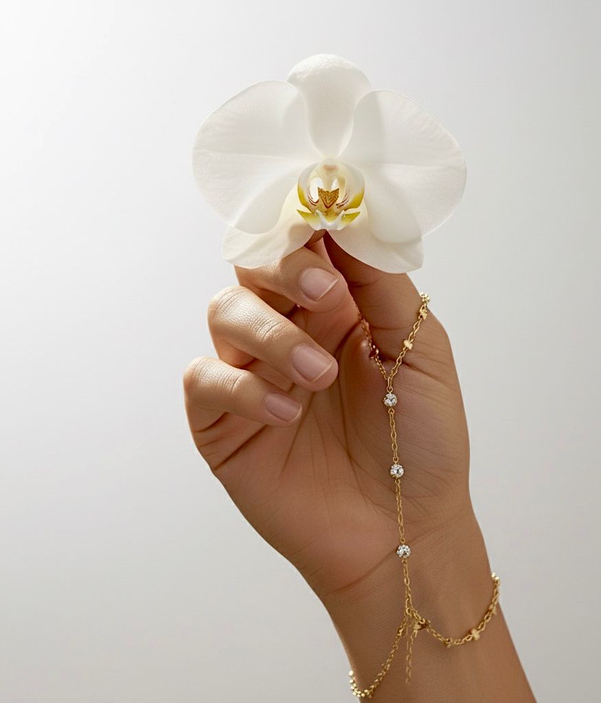 Dainty Crystal Hand Harness Bracelet