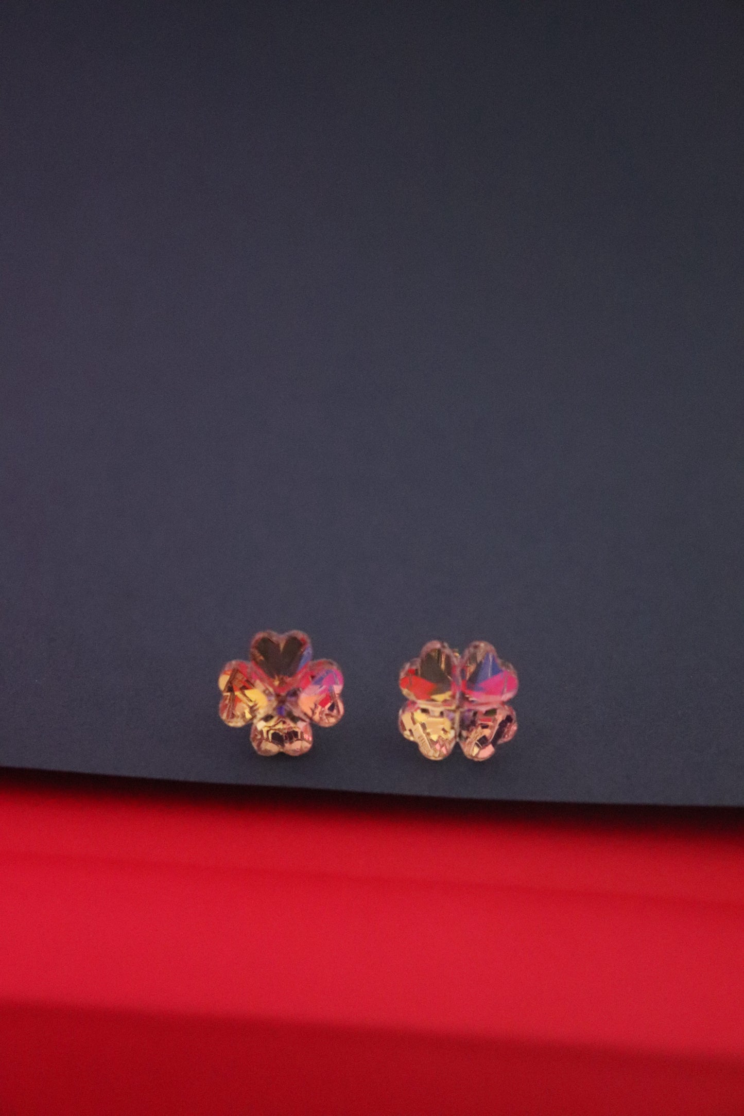 Crystal Blossom Stud Earrings